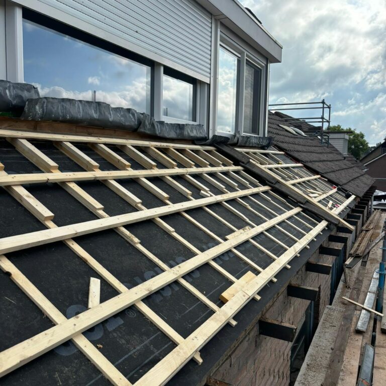 Dak onderhoudswerkzaamheden in Friesland